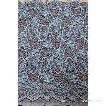 Fashion Design Nylon Cotton Polyester Cord Lace Fabric